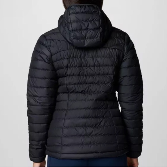 Women’s’ Columbia Coat. New. Westridge-Hooded Down Jacket. Black. Large Coat - Picture 5 of 13